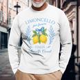 Limoncello Per Favore レモン 夏 イタリア 長袖Tシャツ 高齢者への贈り物