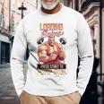 Loading Gains プレススタートからポンプ鉄ボディビルディング 長袖Tシャツ 高齢者への贈り物