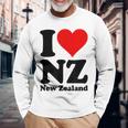 I Love Heart ニュージーランド Nz キウイマオリ文化 長袖Tシャツ 高齢者への贈り物