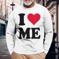 I Love Me 長袖Tシャツ 高齢者への贈り物