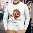 Mammut 氷河期 石器時代 象 ダス イスト マムート コスチューム 長袖tシャツ 長袖Tシャツ 高齢者への贈り物