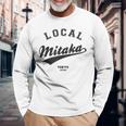 Mitaka Local 三鷹ローカル 故郷 長袖Tシャツ 高齢者への贈り物