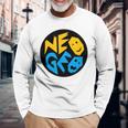 Neo Geo コンソールtシャツ レトロ 長袖Tシャツ 高齢者への贈り物
