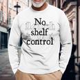 Nohelf Control 本好き読書ギフト 長袖Tシャツ 高齢者への贈り物