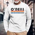 O'neill Ne Hometown Pride Retro 70年代80年代スタイル 長袖Tシャツ 高齢者への贈り物