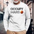 Occupy Mars 公式スペース Nasa 火星ミッション 長袖Tシャツ 高齢者への贈り物