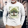 Olive Garden Gangster Olive Tree Graphic 長袖tシャツ 長袖Tシャツ 高齢者への贈り物