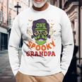 Onepooky Grandpa ハロウィン ホラーマン サングラス ファミリー 長袖tシャツ 長袖Tシャツ 高齢者への贈り物