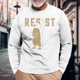 Resist Penguins Activism グラフィック Wetand With Penguins 長袖tシャツ 長袖Tシャツ 高齢者への贈り物