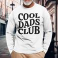 Retro Cool Dads Club Dad New Pocket Fathers Day Long Sleeve T-Shirt Gifts for Old Men