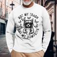 Retro Not My Trash Not My Dumpster Vintage Raccoon Trash Long Sleeve T-Shirt Gifts for Old Men