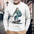 Richard Nixon スケートボード ロックスター 長袖Tシャツ 高齢者への贈り物