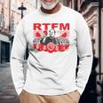Rtfm ミームをマップ 長袖Tシャツ 高齢者への贈り物