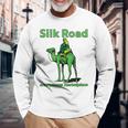 Silk Road 匿名マーケットプレイス キャメル ダークウェブ 暗号 Btc 長袖Tシャツ 高齢者への贈り物