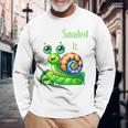 Snailed Itかわいいカタツムリ 長袖tシャツ 長袖Tシャツ 高齢者への贈り物