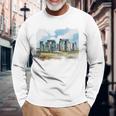 Stonehenge イギリス土産 ストーンヘンジ。 長袖tシャツ 長袖Tシャツ 高齢者への贈り物