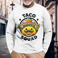 Tacoquad 面白いメキシカンタコス火曜日 タコスバウトチーム タコス 長袖Tシャツ 高齢者への贈り物