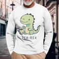 Tea-Rex 長袖Tシャツ 高齢者への贈り物