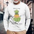 This Is My Hawaiian パイナップル フラダンス ルアウハワイ 長袖Tシャツ 高齢者への贈り物