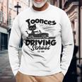 Toonces 自動車教習所 エスト 伝説の運転 猫 面白い 長袖Tシャツ 高齢者への贈り物