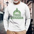 Tree Hugger 環境保護主義者 ヴィンテージ レトロ 自然愛好家 長袖tシャツ 長袖Tシャツ 高齢者への贈り物