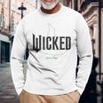 Wicked Movie ロゴ エルファバ スロップ 長袖Tシャツ 高齢者への贈り物