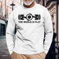 The World Is Flat、Auto Racing Motorsports 長袖Tシャツ 高齢者への贈り物