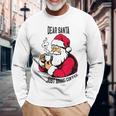 おもしろい親愛なるサンタさん、コーヒーを持ってきてクリスマスクリスマス 長袖Tシャツ 高齢者への贈り物