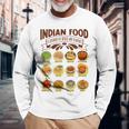 インド料理の多様性 インド料理 長袖Tシャツ 高齢者への贈り物