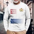 オランダ国旗 10 オランダオレンジ サッカー メンズ レディース キッズ ボーイズ 長袖Tシャツ 高齢者への贈り物