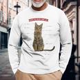 キジトラねこ、うずら 猫 キジトラ猫 鶉 かわいい Cat （ホワイト） 長袖Tシャツ 高齢者への贈り物