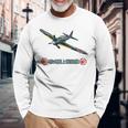 キッズ 第2次世界大戦 日本軍戦闘機 零式艦上戦闘機 長袖Tシャツ 高齢者への贈り物