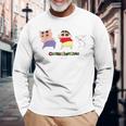 クレヨンしんちゃん 振り向き「ぶりぶり＆しんちゃん＆シロ」 長袖Tシャツ 高齢者への贈り物