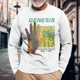 ジェネシスインビジブルタッチツアーロックバンドミュージック 長袖Tシャツ 高齢者への贈り物