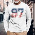 ナンバー97 Usa 長袖Tシャツ 高齢者への贈り物