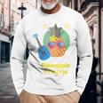 パイナップルプリンセス ウクレレギフト 長袖Tシャツ 高齢者への贈り物