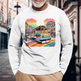 ビンテージ サンフランシスコ ケーブルカーf カストロ カリフォルニア Lgbtq 長袖tシャツ 長袖Tシャツ 高齢者への贈り物
