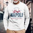 ビンテージ・レトロ・ナポリ イタリア 長袖Tシャツ 高齢者への贈り物