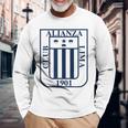 ペルーシャツ ペルー製 Alianza Lima ペルー人 メンズ レディース サッカー 長袖Tシャツ 高齢者への贈り物