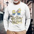 ミニオン Bello Friend Tom Kevin 長袖Tシャツ 高齢者への贈り物