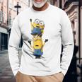 ミニオン Bob&Kevincg 長袖Tシャツ 高齢者への贈り物