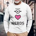 ミニオン Nerds 長袖Tシャツ 高齢者への贈り物