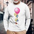 ミニオン Water Colorballoongum 長袖Tシャツ 高齢者への贈り物
