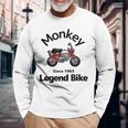 モンキー Z50a Legend Bike 長袖Tシャツ 高齢者への贈り物