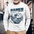 ラーメンは人生、マンガアニメオタクジャパンかわいいラーメン 長袖Tシャツ 高齢者への贈り物