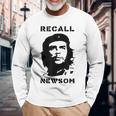 リコール ギャヴィン・ニューソム 反共産主義 反左 チェ・ゲバラ 長袖Tシャツ 高齢者への贈り物