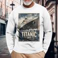ヴィンテージ Rms タイタニック 1912 クルーズ歴史ポスター 記念品 長袖tシャツ 長袖Tシャツ 高齢者への贈り物