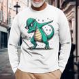 恐竜 ダビングサングラス ダブダンス 長袖Tシャツ 高齢者への贈り物