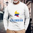 面白いコロンビアスラングjerga Colombiana メンズ レディース 長袖tシャツ 長袖Tシャツ 高齢者への贈り物