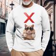 面白くて笑いたい人のためのxハムスター。 長袖tシャツ 長袖Tシャツ 高齢者への贈り物